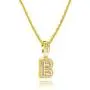 TCHYUN Letter Necklaces Initial Alphabet Beautiful Sale Cheap Birthday I Love You Girlfriend Wife Mom Women Cute Name A-Z Gold Plated