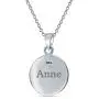 Personalized Engravable Celtic Knot Irish Friendship Round Circle Medallion Pendant Necklace Women Men Sterling Silver Personalized Engravable Celtic Knot Irish Friendship Round Circle Medallion Pendant Necklace Women Men Sterling Silver