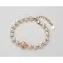 Freshwater Pearl Bracelets Cultured Pearl 14K Gold Filled Bracelet with Adjustable Chain Jewelry Gift for Women Wife Girls Mother