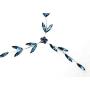 Faship Gorgeous Rhinestone Crystal Floral Necklace Earrings Set