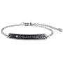 VNOX Free Custom Engraving Medical Alert Bracelet Think Link Bracelet Medic Name ID for Women Girls,6.9''-8.6''