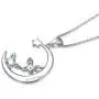 NUOKUN S925 Sterling Silver I Love You Mom Heart Pendant Necklace Jewelry Gift for Mothers Birthday