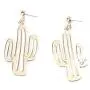 YINLIN Enamel Alloy Colorful Cute Cactus Dangle Earrings
