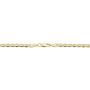 Kooljewelry 14k Yellow Gold Filled 3.3 mm Mariner Link Necklace (18, 20, 22, 24, 30 or 36 inch)
