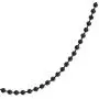 Bling Jewelry 3MM Stainless Steel Plated Black Shot Beaded Ball Chain Necklace for Men Teen 18 Women 20 22 24 30 Inch