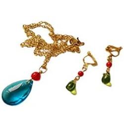 WOSHOW Howls Moving Castle Hauru no ugoku Shiro Cosplay Howl Costume Earrings Necklace Cosplay Props Accessories
