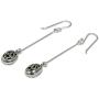 NOVICA .925 Sterling Silver Dangle Earrings Falling For You