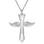 Cremation Jewelry Sterling Silver Engraved Urn Necklace for Ashes Keepsake Pendant Necklace