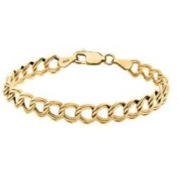 Orostar 10K Yellow Gold Chain Link Dainty Bracelets for Women, Charm Link, Figaro, Singapore, and Mariner Chains