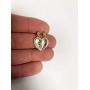 Ice on Fire Jewelry 10k Solid Gold Breakable Best Friends Heart Pendant