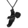 Black Raven Black Crow Gothic Pewter Pendant Necklace Black Raven Black Crow Gothic Pewter Pendant Necklace