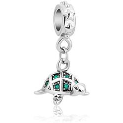 Casa De Novia Turtle Charm Sea Tortoise Animal Pet Bead fit European Style Bracelets