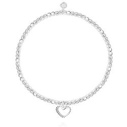 Katie Loxton a Little Wonderful Mom Womens Stretch Adjustable Band Fashion Faceted Charm Bracelet