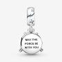Annmors Star War, The Child,Yoda Charm Black Enamel Charm fits Pandora Charms Bracelets for Woman-925 Sterling Silver Dangle Pendant,Jewelry Gifts for Women Bracelet&Necklace