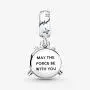 Annmors Star War, The Child,Yoda Charm Black Enamel Charm fits Pandora Charms Bracelets for Woman-925 Sterling Silver Dangle Pendant,Jewelry Gifts for Women Bracelet&Necklace
