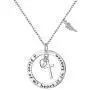 Flyow 925 Sterling Silver Memorial Necklace A Piece of My Heart is in Heaven Pendant Jewelry in Memory of Mom Dad Grandma Grandpa Baby Loss Memorial Gift…