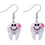 SEIRAA Cute Tooth Dangle Earrings Dentist Jewelry 2020 Graduation Gift for DH