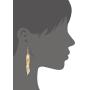 Bohemian Multi Layered Filigree Leaves Dangle Drop Long Statement Earrings