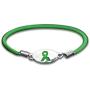 Fundraising For A Cause | Green Ribbon Awareness Stretch Bracelets - Inexpensive Bracelets for Organ Donation, Cerebral Palsy, Liver Cancer, Mental Health Awareness, Bipolar Awareness and Gift-Giving