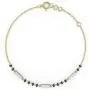 CaratLane Latika Mangalsutra Diamond Bracelets for Women 0.05 Carat (IJ-Color, SI-Clarity) in 14 K Yellow Gold with Jewelry Gift Box CaratLane Latika Mangalsutra Diamond Bracelets for Women 0.05 Carat (IJ-Color, SI-Clarity) in 14 K Yellow Gold with Jewelry Gift Box