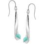 Silpada Blue Oasis Natural Amazonite Drop Earrings in Sterling Silver