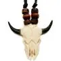 Ox Skull Bone Carving Pendant Surfer Tribal 16 to 32 inch Adjustable Cord Handmade Necklace Jewelry GA002 Ox Skull Bone Carving Pendant Surfer Tribal 16 to 32 inch Adjustable Cord Handmade Necklace Jewelry GA002