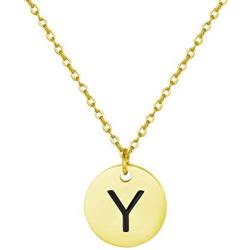 Sereney Initial Necklaces, 18k Gold/Rose-Gold/Silver Plated Engraved Letter Necklace for Women, Gifts for mom, Women Jewelry to Best Friend, Bridesmaid.