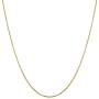 Verona Jewelers 14K Solid Yellow Gold Unisex .5mm Square Box Chain Necklace- 16'' 18'' 30''