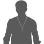 Heartland Mens Sterling Silver St. Benedict Crucifix Pendant USA Made