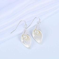 MIXIA Charm Calla Lily Flower Drop Damgle Earrings for Party Women Girls Jewelry Accessories