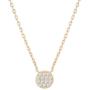 PAVOI 14K Gold Plated Sterling Silver Dot Pendant | Layered Necklaces | Gold Necklaces for Women | 18'' Length with a 2'' Extension