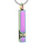 Minicremation Cremation Ashes Jewelry Cube Bar Urn Necklace for Ashes Crystal Memorial Locckets Keepsake Pendants Cremation Jewelry