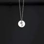 ENSIANTH Silver Birth Flower Pendant Necklace Flowers of The Month Gift Birthday Gift for Her