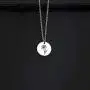 ENSIANTH Silver Birth Flower Pendant Necklace Flowers of The Month Gift Birthday Gift for Her