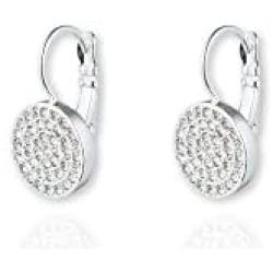 Anne Klein Crystal Pave Drop Earrings