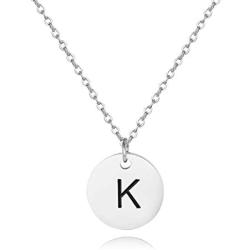 Sereney Initial Necklaces, 18k Gold/Rose-Gold/Silver Plated Engraved Letter Necklace for Women, Gifts for mom, Women Jewelry to Best Friend, Bridesmaid.