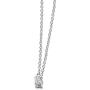 JADMIRE Platinum Plated Sterling Silver 1.3 ct Swarovski Zirconia Bar pendant, 18''