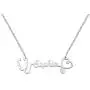 Getname Necklace Personalized Name Necklace Nurse Stethoscope Necklace with Birthstone Gifts for Nurses Medical Students Doctor Sterling Silver 925