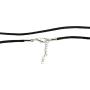 Embolden Jewelry Best Buy Black Silk Satin Cord Rope Necklace Chain with Firmly Attached Silver Clasp - 14'' 16'' 18'' 20'' 22'' 24'' 26'' 28'' Buy Now at Introductory Price