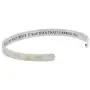 Reminder Bracelets for Women Two-Tone Footprints in The Sand Bracelet, Inspirational Jewelry & Gifts