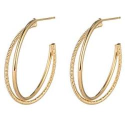 14K Gold Hoop Earrings For Women Open Hoops For Girls Lightweight Chunky Hoop Earrings Fashion Jewelry
