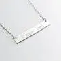 Customizable Your Name Bar Necklace Custom Jewelry Plated in 16k Rose Gold - Personalized Engraved Accessories for Wedding, Birthday, Graduation, Mothers Day, Christmas - With Present Box Customizable Your Name Bar Necklace Custom Jewelry Plated in 16k Rose Gold - Personalized Engraved Accessories for Wedding, Birthday, Graduation, Mothers Day, Christmas - With Present Box
