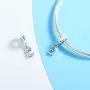 Vito Sterling Silver Initial Charms A-Z Letter Dangle Beads - Fit for Pandora Women Europeans Bracelet, Necklace - 26 Alphabets DIY Name Jewelry Gift