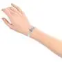Me Plus Women Fashion Stainless Steel Silver Gold Clear Rhinestones Charm Mesh Belt Buckle Bracelet Bangle