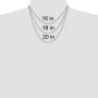 Raposa Elegance Sterling Silver Raised Trunk Elephant Charm Necklace (16'', 18'' or 20'' Chain)
