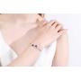 OneSight Women Infinity Love Heart Bracelet, 925 Sterling Silver Adjustable Charm Forever Bracelet for Women Girls