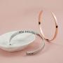Melix Home You Fucking Got This Inspirational Bracelets for Women Stainless Steel Engraved Motivational Friend Encouragement Jewelry 