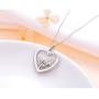 Sterling Silver Forever Love Cute Animal Love Heart Necklace Ring Earrings for Women Graduation Gift