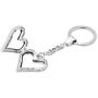 Charmed Craft Floating Charm Living Memory Lockets Keychain Magnetic Glass Key Ring Jewelry (Regular Heart)