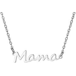 yfstyle Mama Necklace Gifts for Mom 18K Yellow Gold Plated Dainty Mom Necklace Mothers Day Necklace Gift for Mother Grandma Mama Letter Necklace Initial Necklace